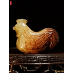 Qing Yellow Jade Rooster