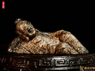 Ming Hetian Reclining Buddha