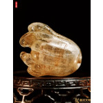 Qing Rutilated Quartz Snuff Bottle