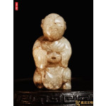 Mongol-Jin White Jade Figure